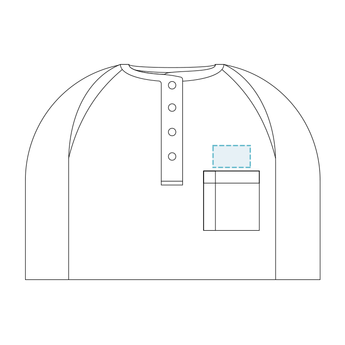 Bulwark | High Visibility Lightweight Long Sleeve Henley