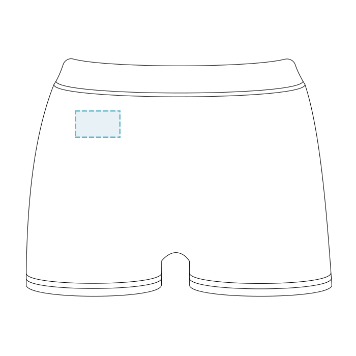 Boxercraft | Shorts de vellón para mujer - Bordado - 1