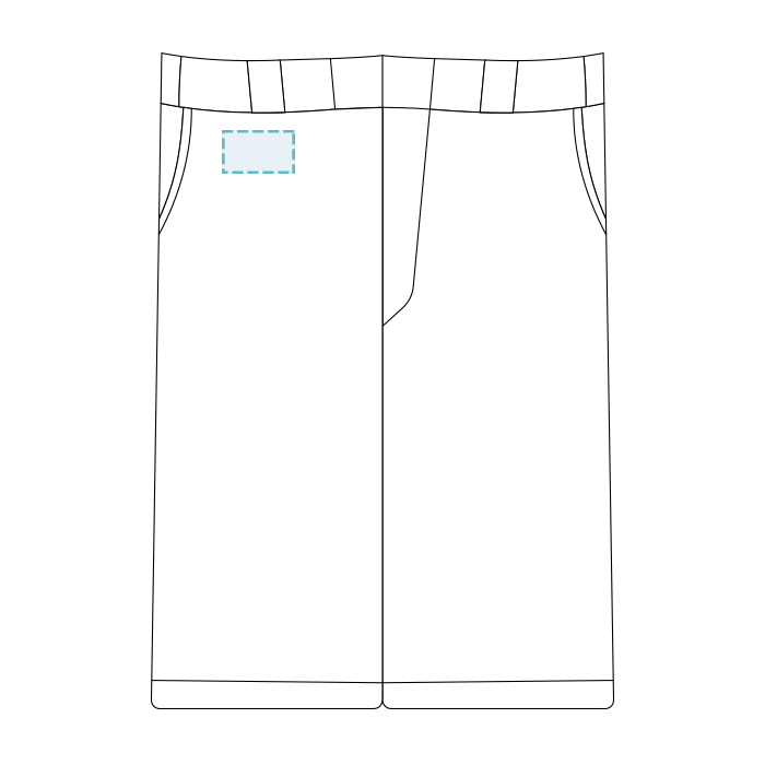 Red Kap | Shorts de bolsillo para celular - Bordado - 1