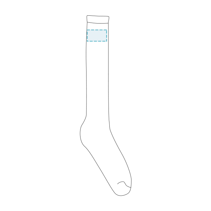 SOCCO | Calcetines deportivos hechos en EE. UU. Para DTG - Bordado - 1