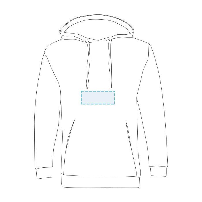 J. America | Gaiter Fleece Hooded Sweatshirt - Embroidery - 1