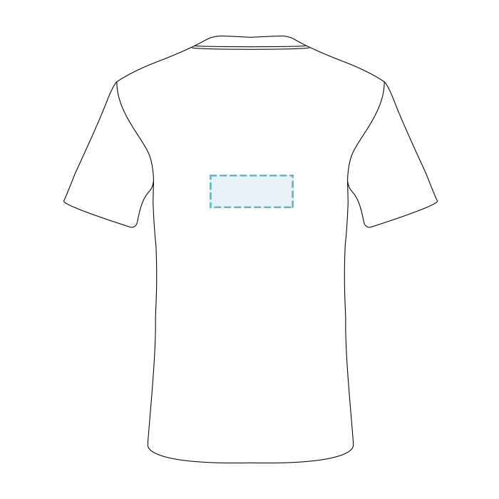 Bayside | Camiseta de manga corta 50/50 hecha en EE. UU. Con bolsillo