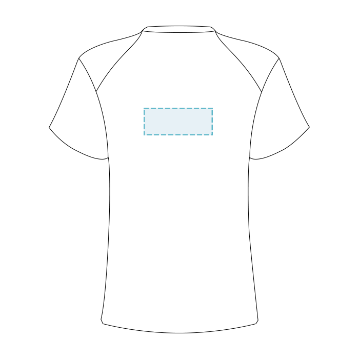 LAT | Camiseta de jersey fino con cuello en V y ajuste junior