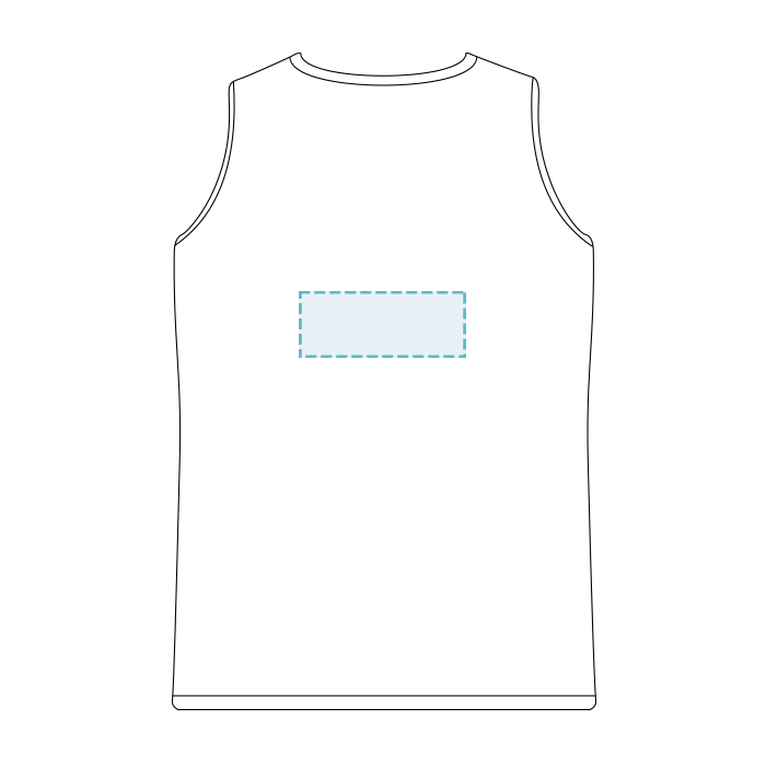 BELLA + CANVAS | Camiseta sin mangas de jersey holgada para mujer