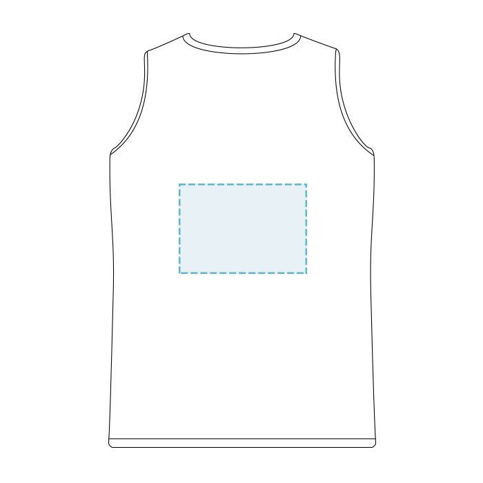 LAT | Camiseta sin mangas premium Curvy Collection para mujer