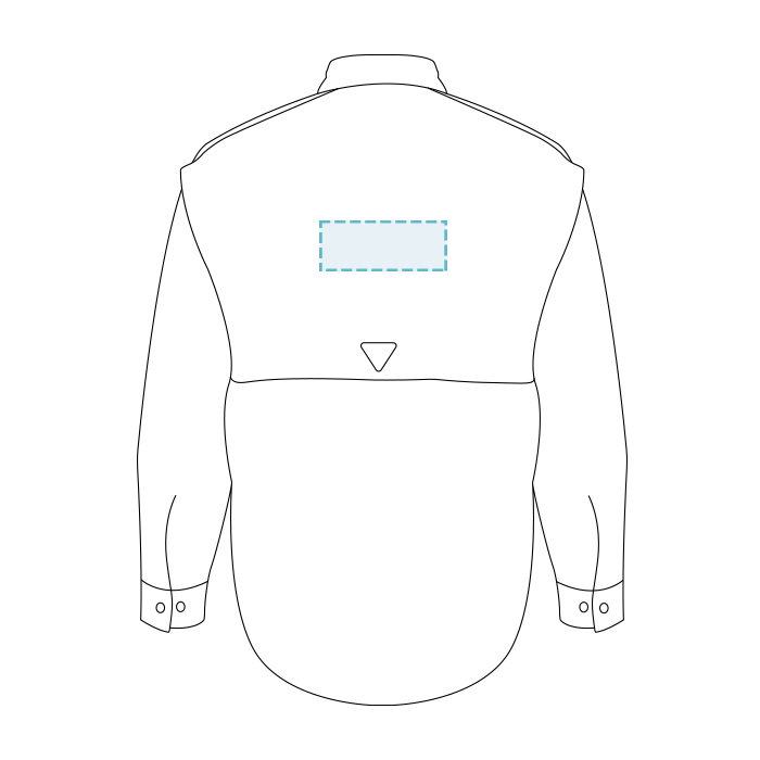 Van Heusen | Camisa sólida con cuello de punto ancho