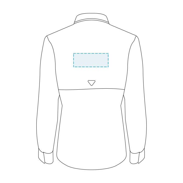 FeatherLite | Camisa de sarga cónica de manga larga resistente a las manchas para mujer