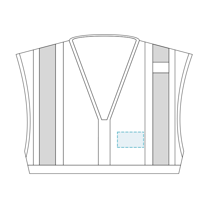 Kishigo | Premium Brilliant Series Three-Pocket Zippered Mesh Vest