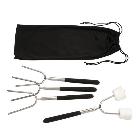 Extendable 34" Roasting Sticks with Carrying Case