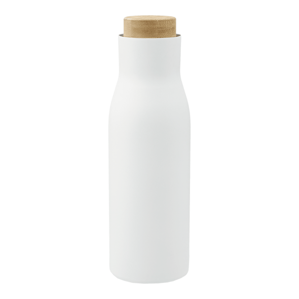 Personalised Insulated 17oz Water Bottle With Bamboo Lid