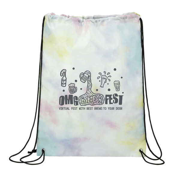 Bolsa de cordón Tie Dye Bolsa de cordón Tie Dye