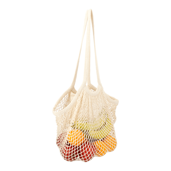 Riviera Cotton Mesh Market Bag w/Zippered Pouch Riviera Cotton Mesh Market Bag w/Zippered Pouch