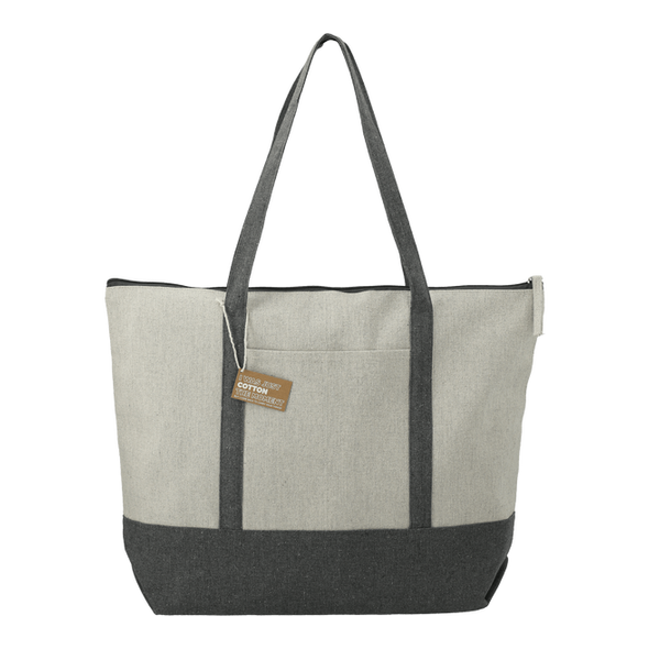 Repose 10oz Recycled Cotton Zippered Tote Repose 10oz Recycled Cotton Zippered Tote