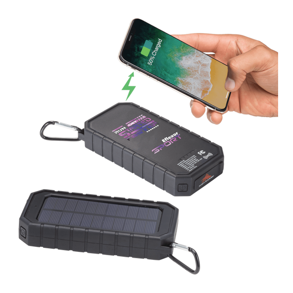 Batería externa inalámbrico solar de carga rápida High Sierra IPX 5