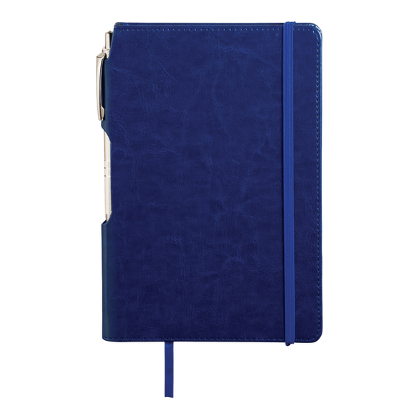 6" x 8.5" Viola Bound Notebook with Pen