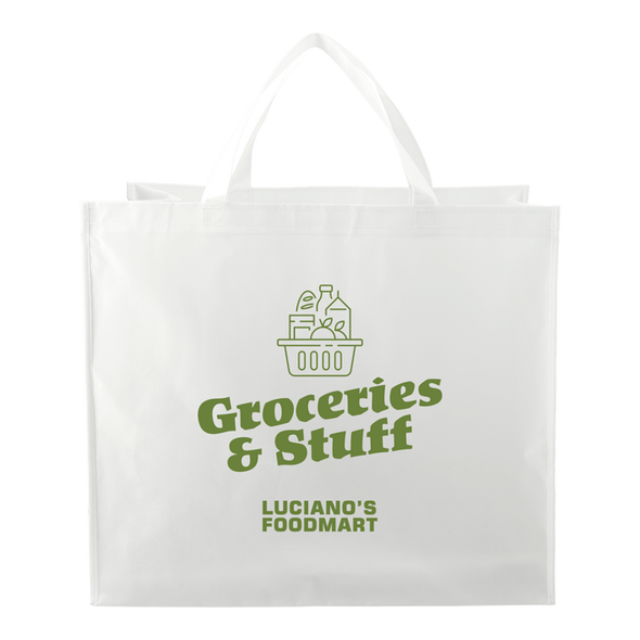 Double Laminated Wipeable Jumbo Tote Double Laminated Wipeable Jumbo Tote