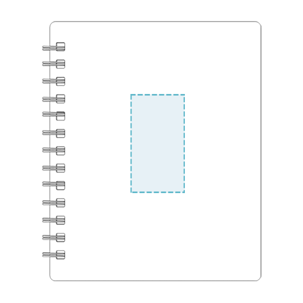 5 x 7 Eco Spiral Notebook with Pen