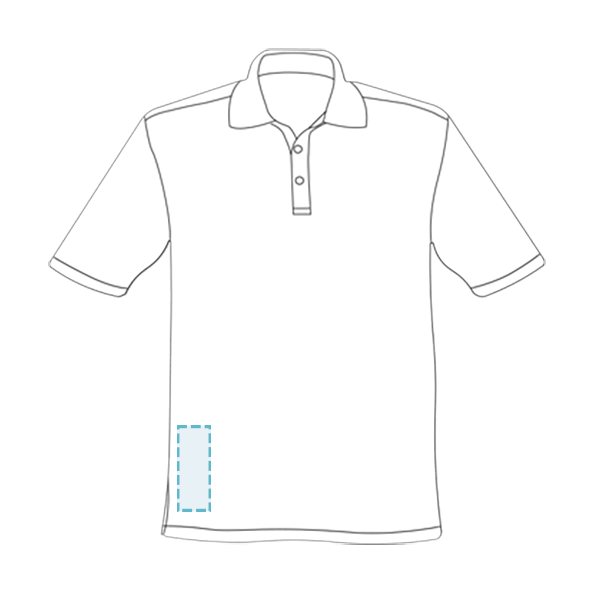 Polo de manga corta Trimark Acadia - Bordado - 1