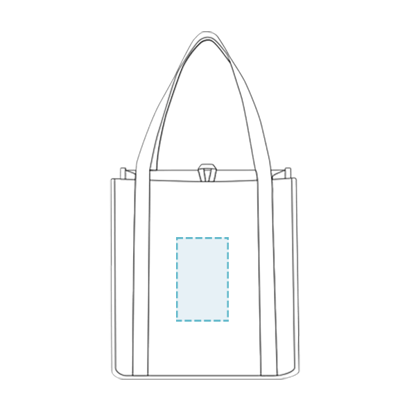 Bolsa tote náutica con lienzo de algodón blanqueado de 24 oz Baltic