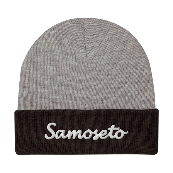 Gorro de punto con vuelta de dos tonos Hit Gorro de punto con vuelta de dos tonos Hit