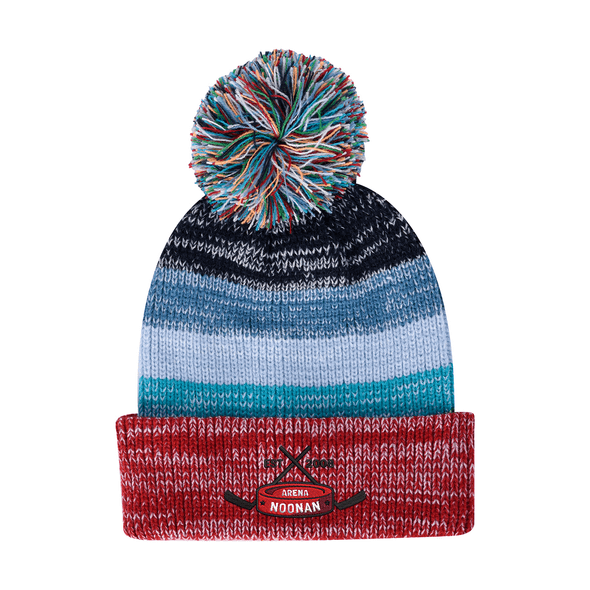 Gorro con pompón doblado Hit Aura Gorro con pompón doblado Hit Aura