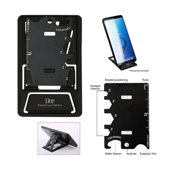 Hit | 6-in-1 Multi Tool With Adjustable Phone Stand