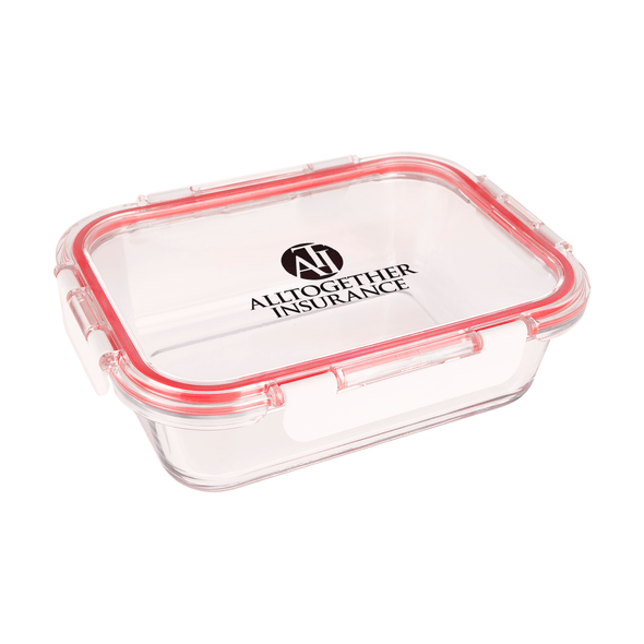 Hit | Fresh Prep Square Glass Food Container