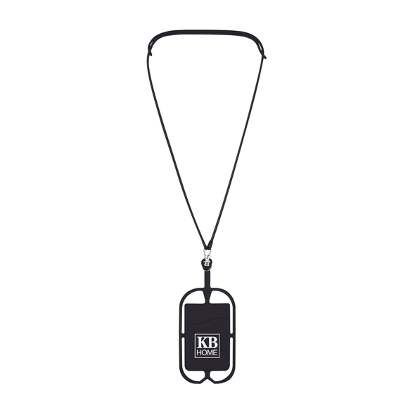 Hit | Silicone Lanyard With Phone Holder & Wallet