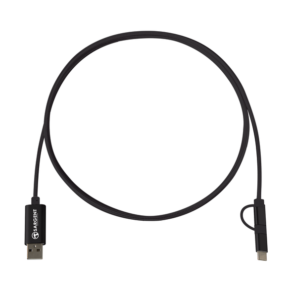 Hit | 3-in-1 5 Ft. Braided Charging Cable Hit | 3-in-1 5 Ft. Braided Charging Cable