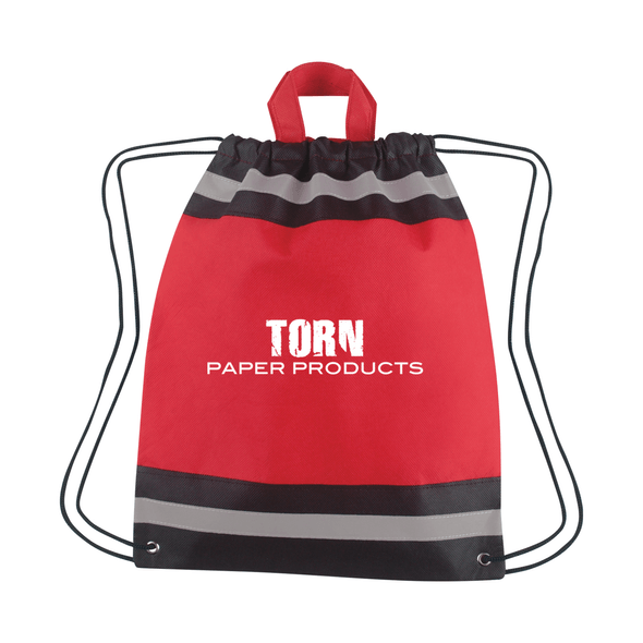 Mochila deportiva no tejida reflectante Hit Mochila deportiva no tejida reflectante Hit
