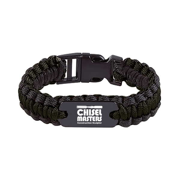Pulsera con placa de metal Hit Paracord Pulsera con placa de metal Hit Paracord
