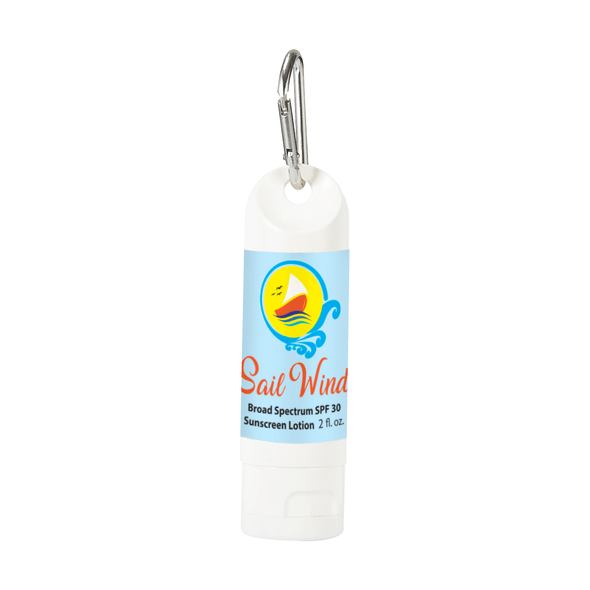 Botella con protector solar de 30 spf con mosquetón Hit de 2 oz Botella con protector solar de 30 spf con mosquetón Hit de 2 oz
