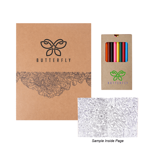 Hit | Secret Garden Adult Coloring Book With Colored Pencils