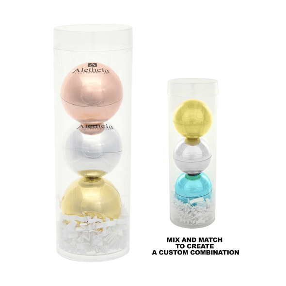 Hit | 3-piece Metallic Lip Moisturizer Ball Tube Gift Set Hit | 3-piece Metallic Lip Moisturizer Ball Tube Gift Set