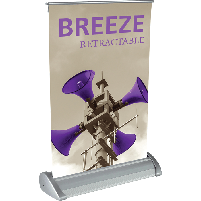 Soporte para Pancarta para Mesa Retráctil Breeze 1 Soporte para Pancarta para Mesa Retráctil Breeze 1