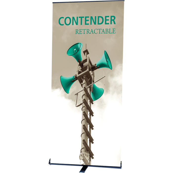 Support de Bannière Rétractable Contender Mega Support de Bannière Rétractable Contender Mega