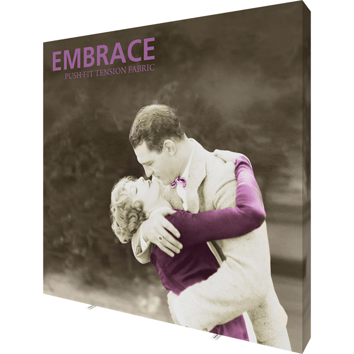 Embrace™ 10Ft Extra Tall Push-Fit Tension Fabric Display Embrace™ 10Ft Extra Tall Push-Fit Tension Fabric Display