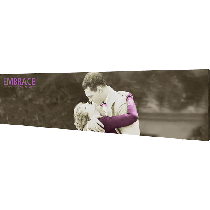 Embrace™ 30Ft Full Height Push-Fit Tension Fabric Display Embrace™ 30Ft Full Height Push-Fit Tension Fabric Display