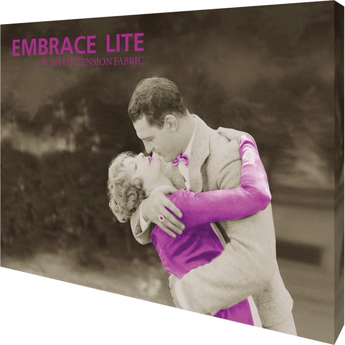Embrace™ Lite 10Ft Full Heigh Push-Fit Tension Fabric Display
