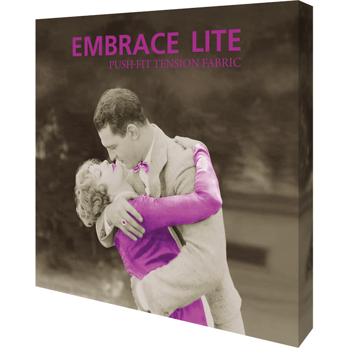 Expositor de Tela Tensionada de Ajuste a Presión de Altura Completa de 7.5 Ft Embrace™ Lite Expositor de Tela Tensionada de Ajuste a Presión de Altura Completa de 7.5 Ft Embrace™ Lite