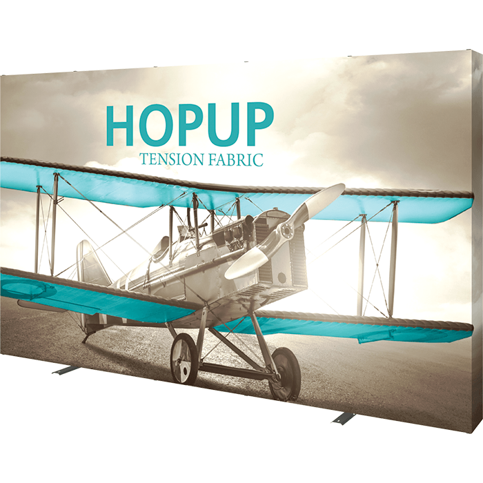 Hopup™ 13Ft Straight Full Height Tension Fabric Display 