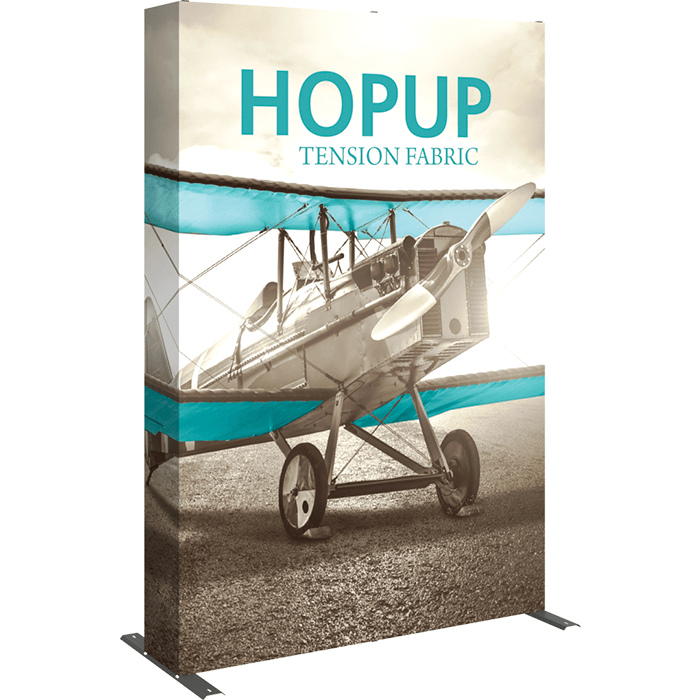 Hopup™ 5Ft Straight Full Height Tension Fabric Display Hopup™ 5Ft Straight Full Height Tension Fabric Display