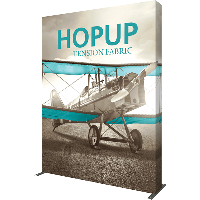 Expositor de Tela Tensionada Extra Alto Recto de 7.5 Ft Hopup™ Expositor de Tela Tensionada Extra Alto Recto de 7.5 Ft Hopup™