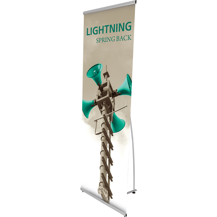 Lightning Spring Back Banner Stand Lightning Spring Back Banner Stand