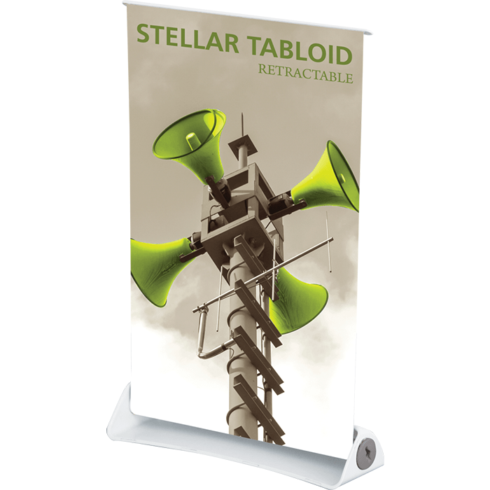 Stellar Tabloid Tabletop Retractable Banner Stand Stellar Tabloid Tabletop Retractable Banner Stand